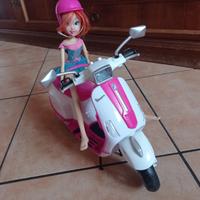 Winx con vespa
