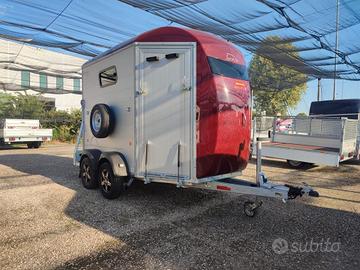 Trailer trasporto cavalli rampa anteriore
