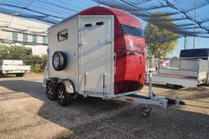 Trailer trasporto cavalli rampa anteriore