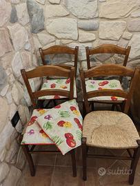 Sedie da cucina country 