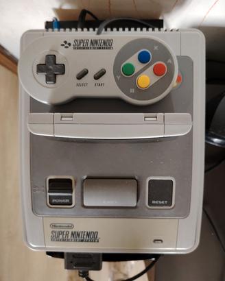 Super Nintendo + Super Mario All Stars