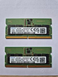 16 gb ram ddr5 sodimm 2x8 gb pc5 4800