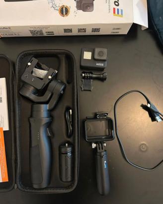 GoPro Hero 7 Black + stabilizzatore ISteady Pro