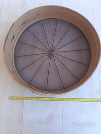 Setaccio vintage in legno e metallo 