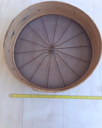 Setaccio vintage in legno e metallo 