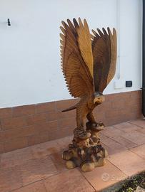 Aquila in Legno di Teak