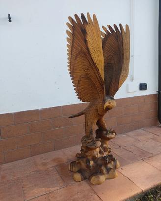 Aquila in Legno di Teak