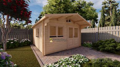 Casetta in legno Modello Toscana 4×3 44mm