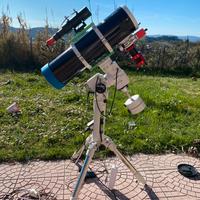 Montarura + telescopio + camera astronomica ecc..
