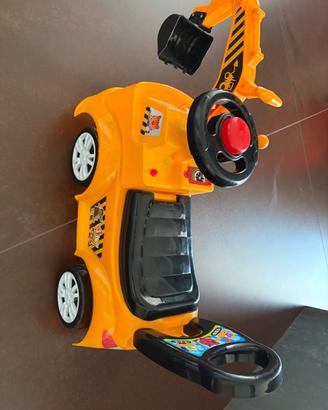 Girello box primi passi e mini escavatore