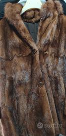 Cappotto pelliccia in vero visone