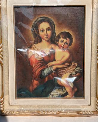 Quadro Madonna col Bambino