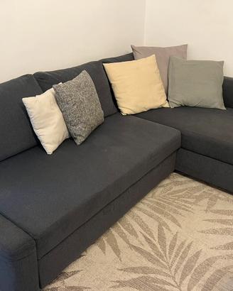 Divano letto/contenitore frihetene grigio scuro