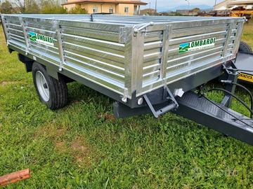 RIMORCHIO 50 QUINTALI IDRAULICO,TRILATERALE , ZINC