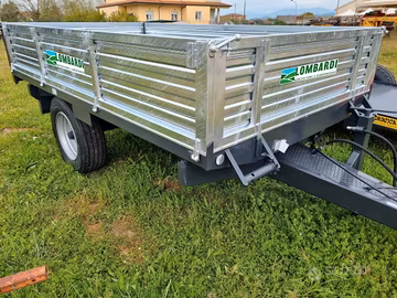 RIMORCHIO 50 QUINTALI IDRAULICO,TRILATERALE , ZINC