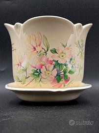 Portavaso in ceramica Inglese 1977 mai usato