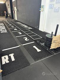 Erba sintetica nera per Sled
