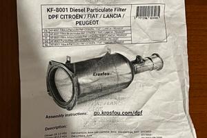 Filtro Antiparticolato FAP Lancia Phedra 2.2 JTD