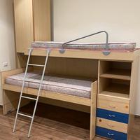Letto a castello in legno