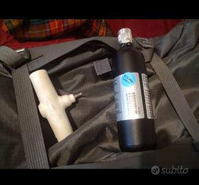 Zaino abs light.  Antivalanga. Con estensione 25 l