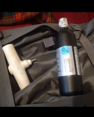 Zaino abs light.  Antivalanga. Con estensione 25 l