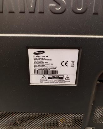 TV plasma 50 " pollici