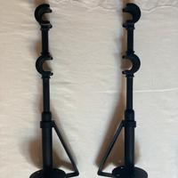 Bastone tenda allungabile + supporti