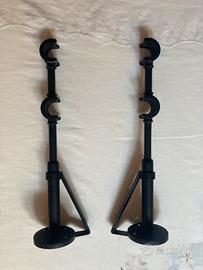 Bastone tenda allungabile + supporti