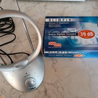 antenna TV amplificata casa campeggio 