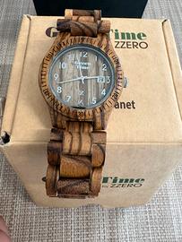 Orologio in legno Zzero