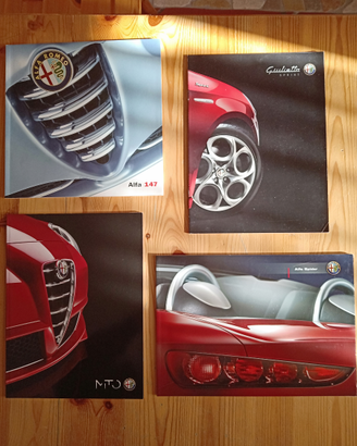 Brochure catalogo Alfa 147 Giulietta MiTo Spider
