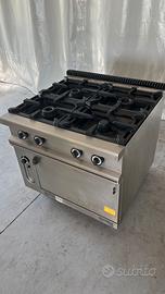 cucina 4 fuochi con forno marca EMMEPI 90x90