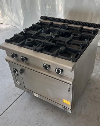 cucina 4 fuochi con forno marca EMMEPI 90x90
