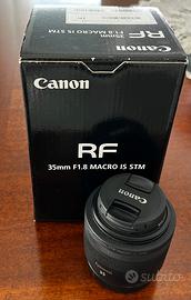 Canon RF 35mm F1.8 Macro IS STM – Pari al nuovo –