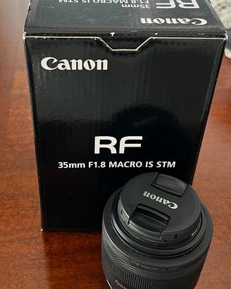 Canon RF 35mm F1.8 Macro IS STM – Pari al nuovo –