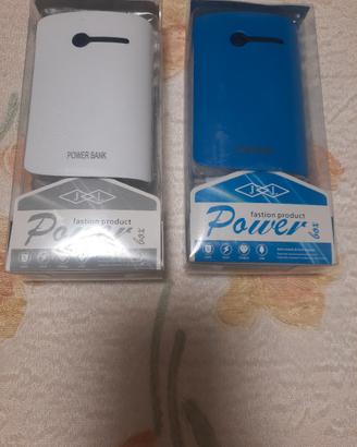 2 power bank, mai utilizzati