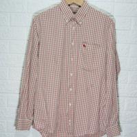 Camicia Burberry a quadri bianca e rossa Taglia M
