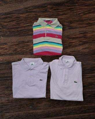 Lotto 3 Polo Lacoste 