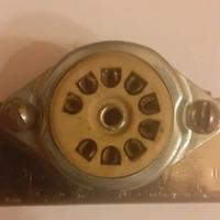 Zoccolo x valvola 9 pin tipo EL EZ ECC81 82 83 88 