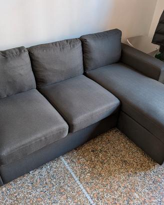 Divano 3 posti con pouf modulare