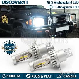 LAMPADINE LED H4 Per LAND ROVER DISCOVERY 1 6500K