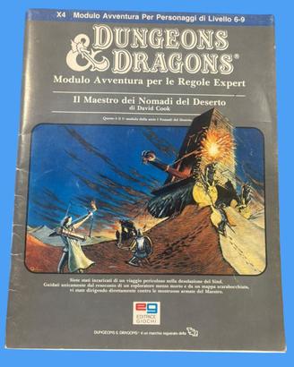 Il Maestro dei Nomadi del Deserto Avventura D&D