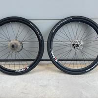 Cerchi bicicletta gravel QTC pari al nuovo