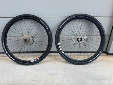 Cerchi bicicletta gravel QTC pari al nuovo