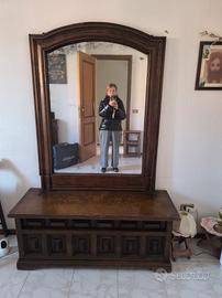 cassapanca con specchio 