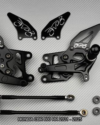 Pedane arretrate HONDA CBR 600 RR 2021 - 2025