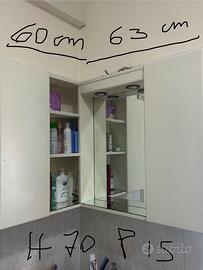 Mobile da bagno angolare