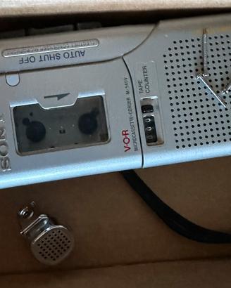 MINIREGISTRATORE SONY A CASSETTINA