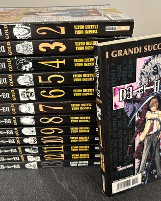 DEATH NOTE Gold 1/12 +13 speciale SERIE COMPLETA