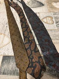 Set 3 cravatte vintage